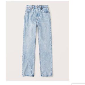 Abercrombie Ultra High Rise 90s Straight Jean 27 X Long